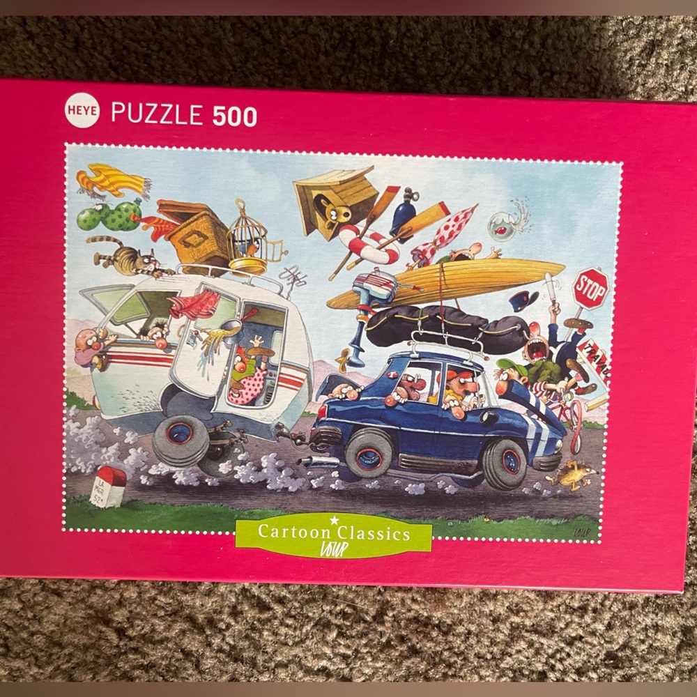 Off on Holiday! Heye Loup Cartoon Classics 500 piece jigsaw Puzzle 500pc